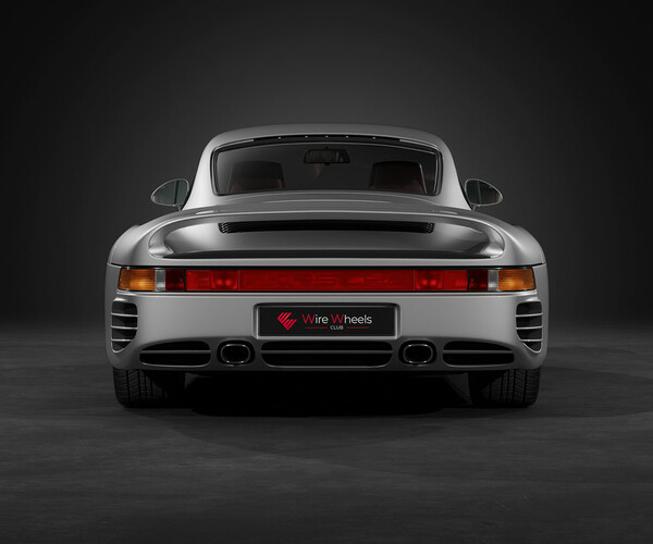 ArtStation - 1987 Porsche 959 - 3D Model | Resources