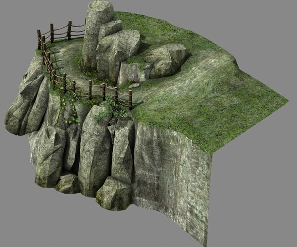 ArtStation - Explore the mountains - hillside - mountain road 1 | Game ...