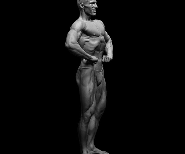 ArtStation - 3D scan real muscleanatomy Man01 pose 02 | Resources