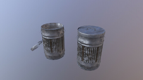 Trash Can 3D Model