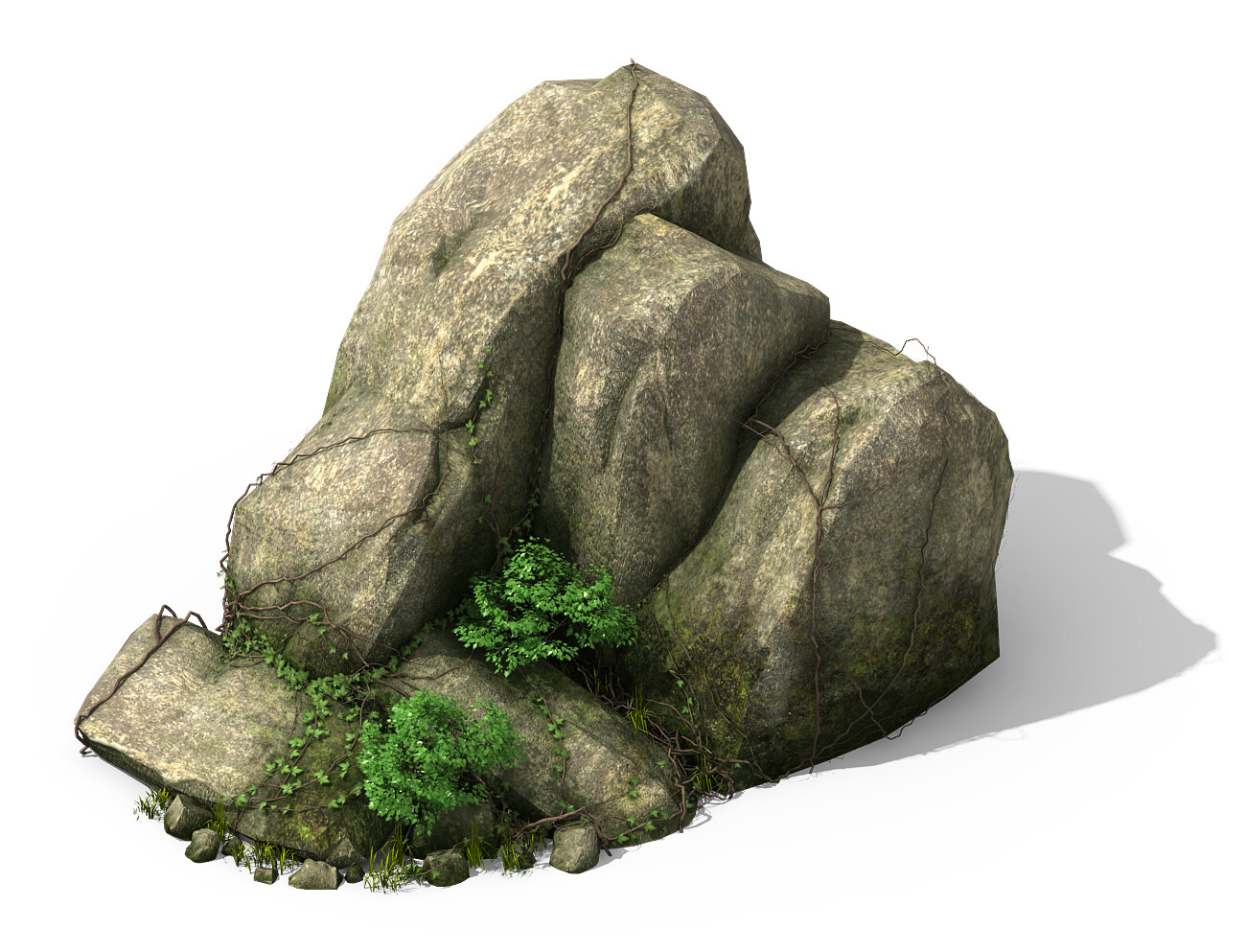 ArtStation - Explore the mountains - rocks 014 | Game Assets