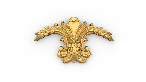 Classic decor ornament 11 3D model