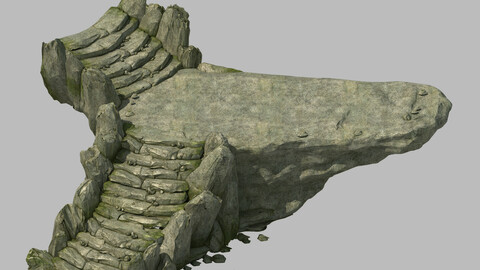 Tongtianhe - rock stairs 01