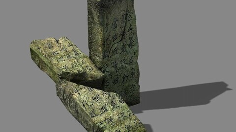 Wu Gorge - broken stone 01