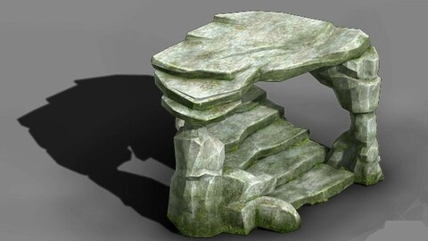 Koike town - Lanruo Temple terrain Shimen