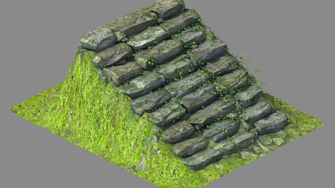 New Village - stone steps 02