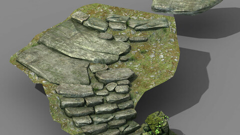 New Village - stone steps 04