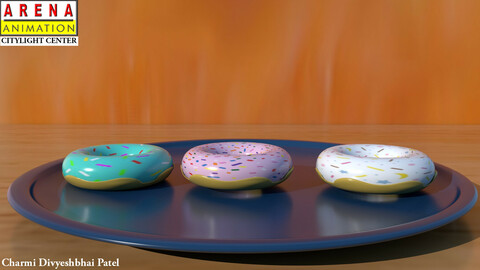 donut 3d modelling