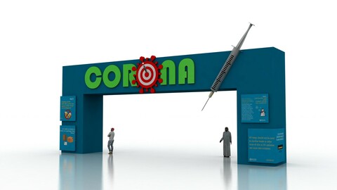 Huge ads Gate for Coronavirus-Tunal