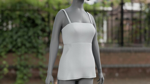 Realistic 3D model of Dress 7