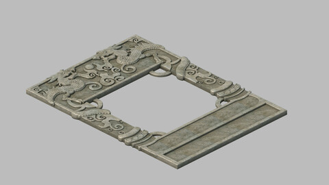 the main city - the city gate - ground relief