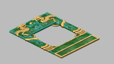 the main city - the city gate - ground relief 02