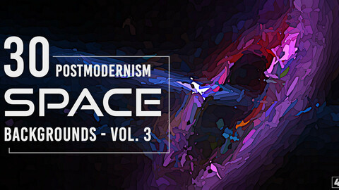 30 Postmodernism Space Backgrounds - Vol. 3