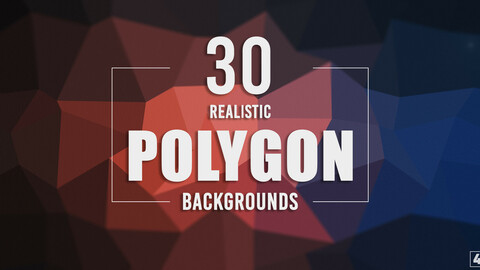 30 Realistic Polygon Backgrounds