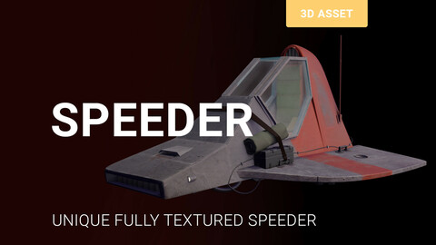 Speeder - 3d Asset