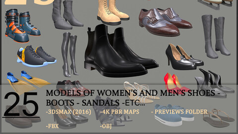 25 Models Of Womens And Mens Shoes