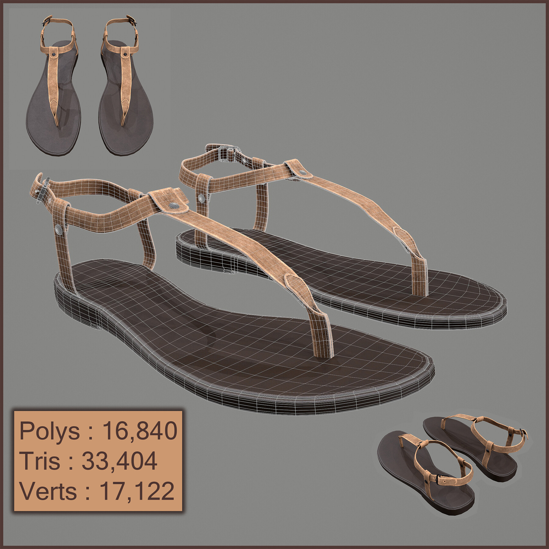 ArtStation - 25 Models Of Womens And Mens Shoes | Game Assets