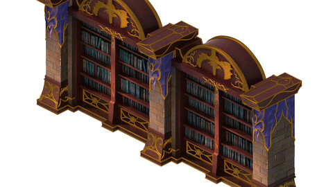 Library - Bookcase 01
