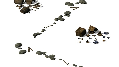 Vampire - Casket wooden box stone fragments