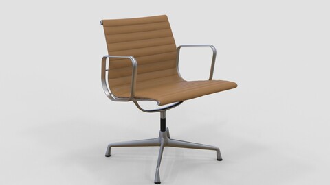 Vitra Aluminium Chair 107 Camel