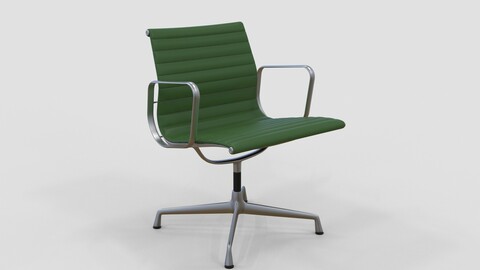 Vitra Aluminium Chair 107 Evergreen