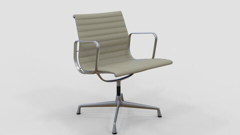 Vitra Aluminium Chair 107 Ivory