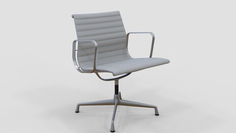 Vitra Aluminium Chair 107 Light Gray