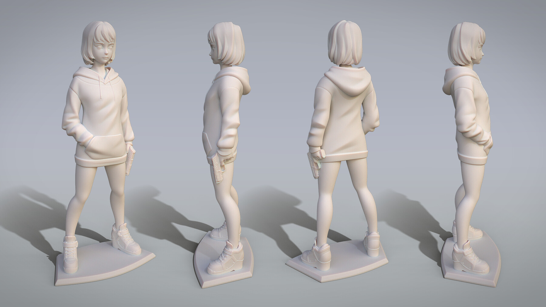3D Printed Anime Models 
