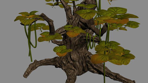 Grass Temple Village - shrubs 02