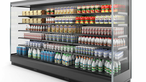 Vertical Multi Deck Refrigerator