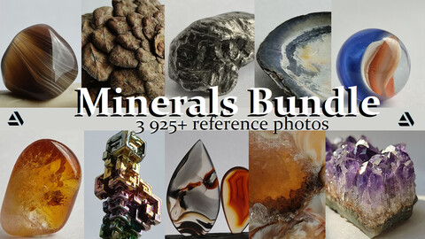 Minerals Bundle. 3925+ Reference Photo Pictures