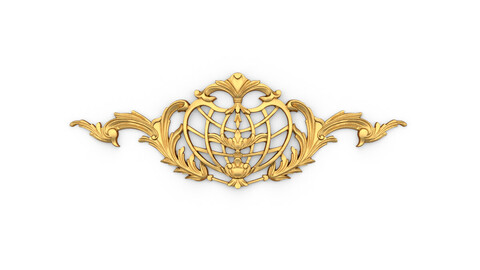 Classic decor ornament 15 3D model