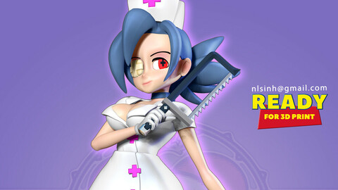 Valentine - Skullgirls Fanart