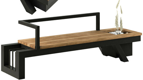 Backyard Deicoon Bench