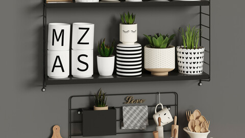 Kitchen decor set 01