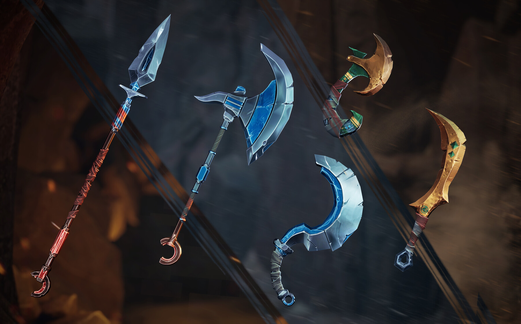 ArtStation - 3D Stylized Weapon Set (Game Assets) | Game Assets