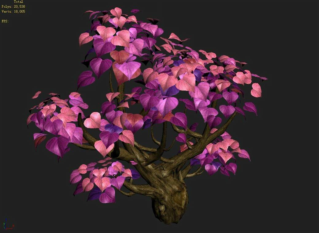 ArtStation - Capital - pink tree 01 | Resources