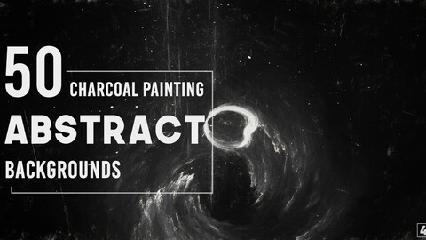 50 Abstract Charcoal Painting Backgrounds