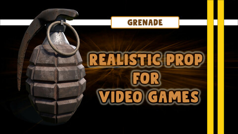 Real grenade for video game / Prop ✌