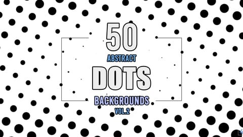 50 Abstract Dots Backgroundss - Vol. 2