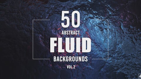 50 Abstract Fluid Backgrounds - Vol. 2