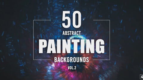 50 Abstract Painting Backgrounds - Vol. 2