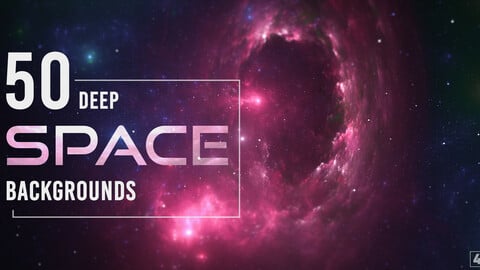 50 Deep Space Backgrounds - Vol. 1