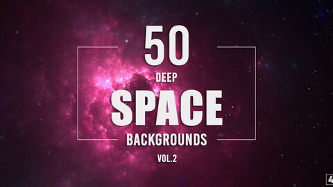 50 Deep Space Backgrounds - Vol. 2