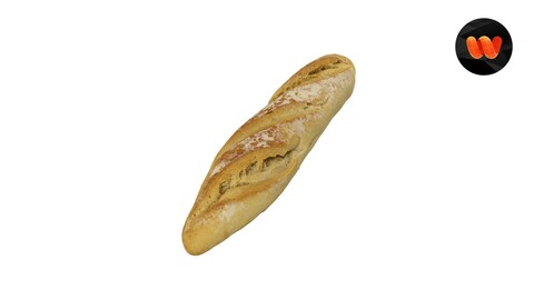 Baguette - Extreme Definition 3D Scanned