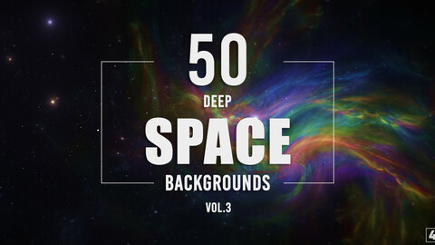 50 Deep Space Backgrounds - Vol. 3