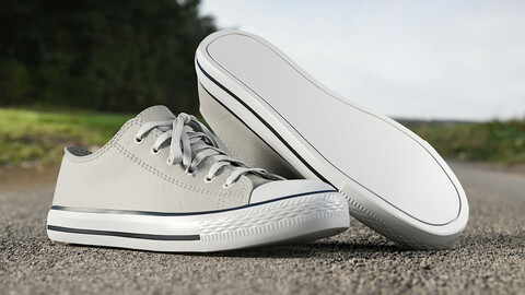 Realistic 3D model of Sport Sneakers 3