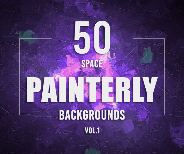 ArtStation - 50 Painterly Space Backgrounds - Vol. 1 | Artworks