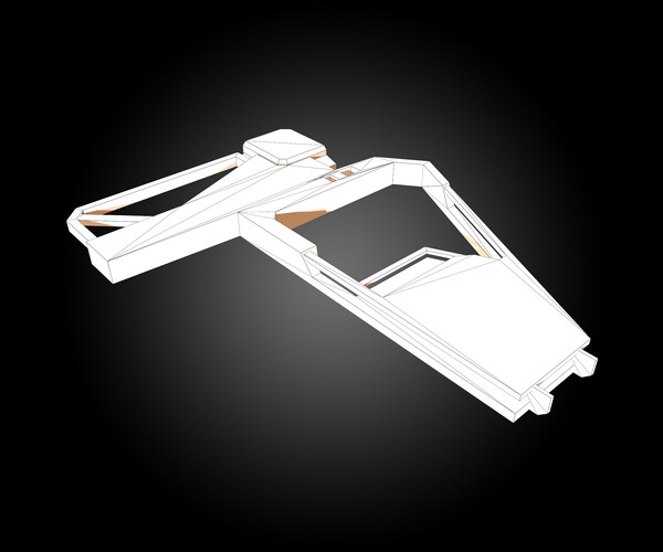 ArtStation - Wing Frame 'C' (LP) | Game Assets