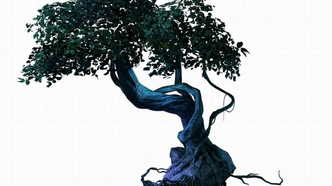 Crystal Swamp - weird tree 01